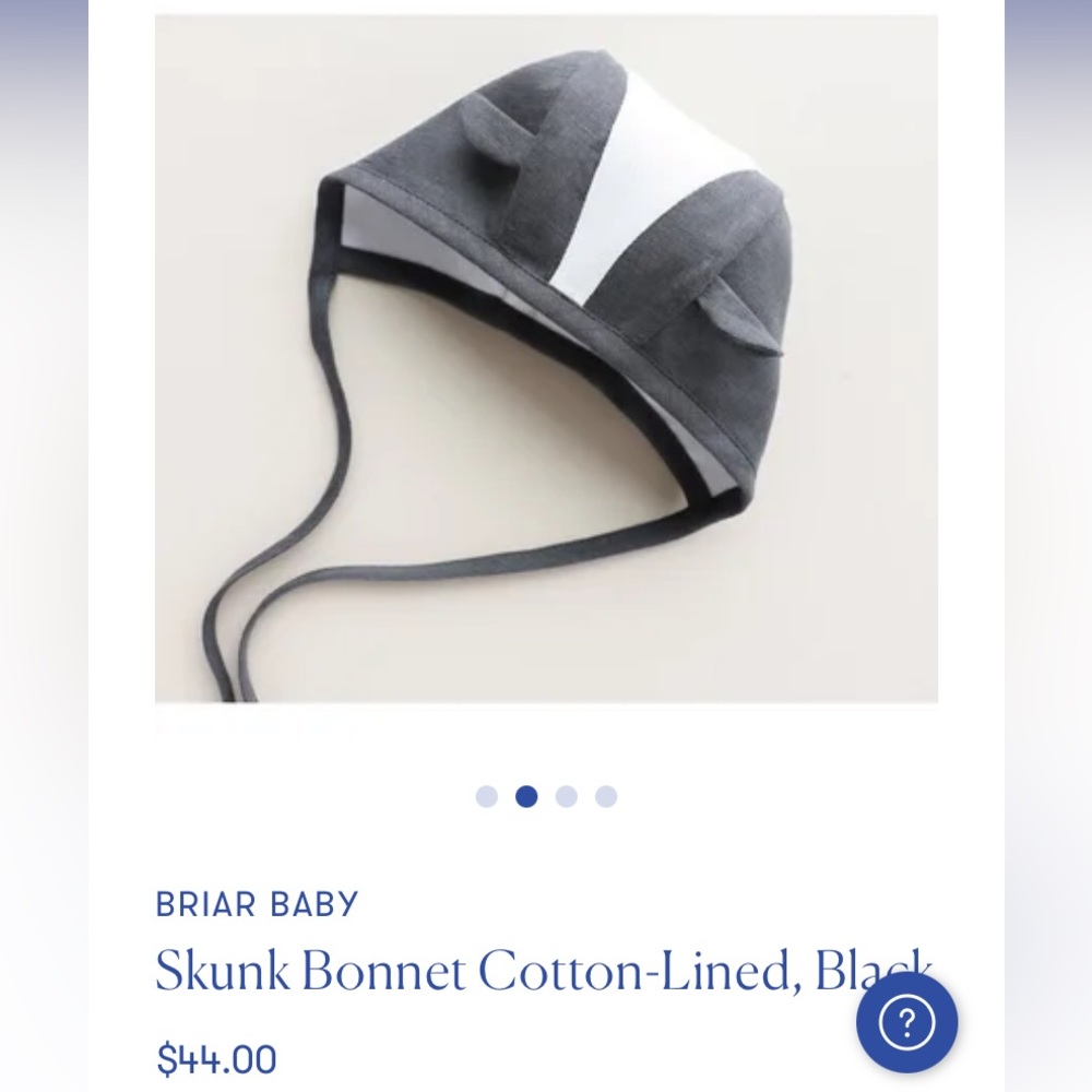 New briar baby bonnet - Picture 2 of 3